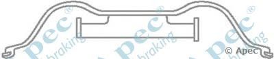 APEC BRAKING kit1142 -  Комплектующие, тормозные колодки